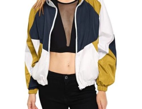 Customized woman varsity windbreaker jacket