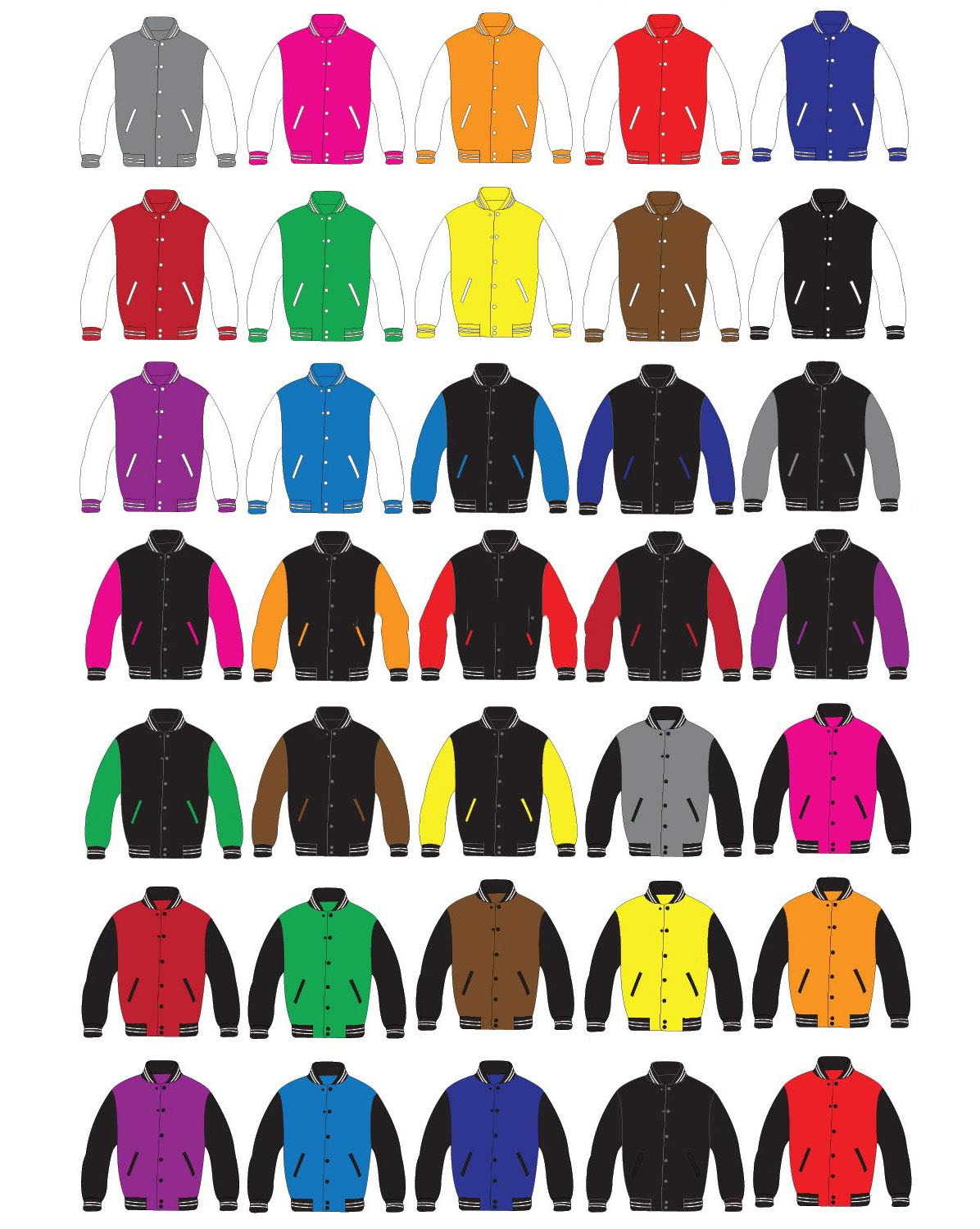 Letterman jacket varsity from pakistan